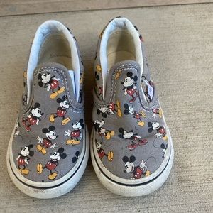 Mickey Mouse vans slip on shoes